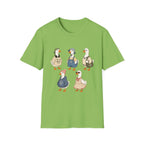 Cute Whimsical Vintage Goose Family T-Shirt
