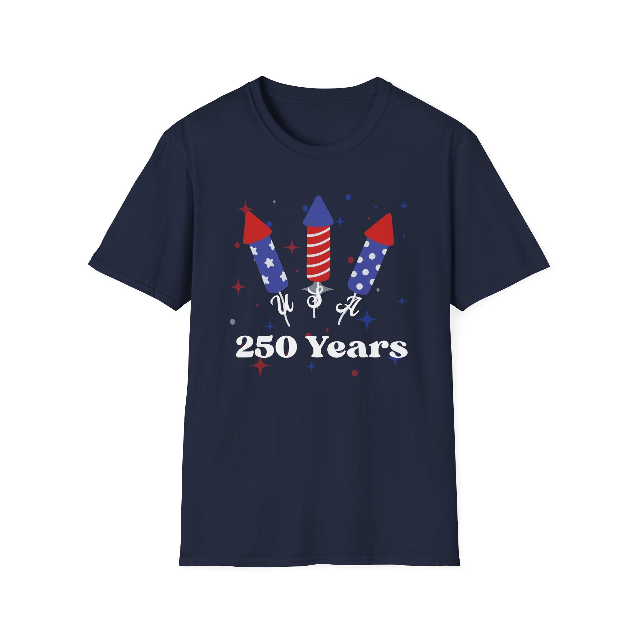 250th America Floral T-Shirt, July 4 1776 2026 Anniversary, Patriotic Flower Shirt, Birthday Gift, Cottagecore 4th of July