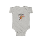 Hot Doggin Since 1985 Baby Onesie, Retro Hot Dog Infant Bodysuit, Funny Cartoon Graphic Outfit, Cute Novelty Baby Wear Infant Fine Jersey Bodysuit