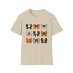 Halloween Bow T-Shirt — Cute Spooky Bows with Skulls, Pumpkins & Cats