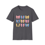 Back-to-School Bows T-Shirt — Cute School Icons Graphic Tee