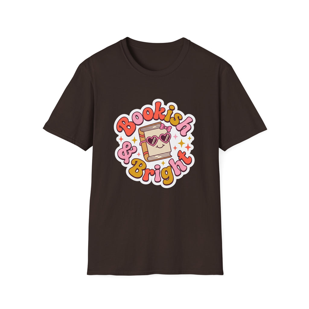 Bookish & Bright T-Shirt — Cute Retro Reading Graphic Tee