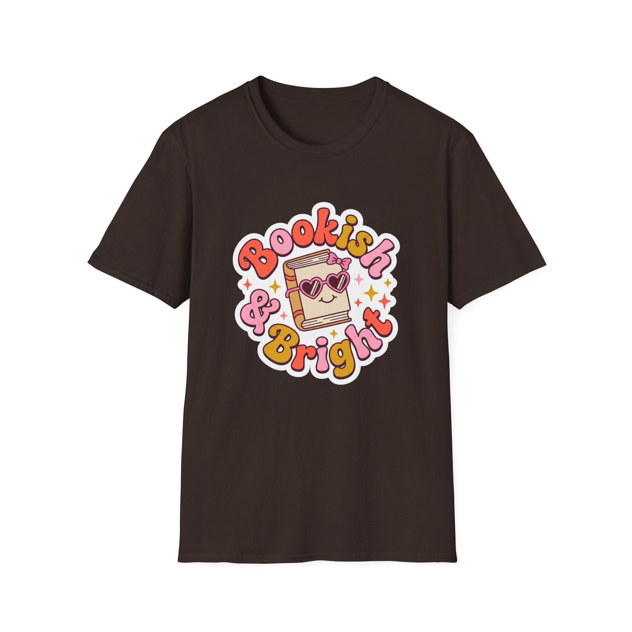 Bookish & Bright T-Shirt — Cute Retro Reading Graphic Tee
