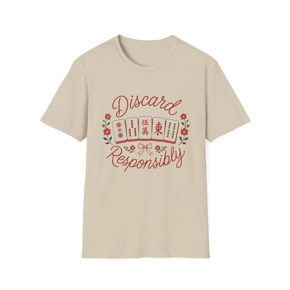 Mahjong 'Discard Responsibly' T-Shirt