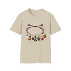 Halloween Charm Bracelet T-Shirt — Cute Howl-ween Puppy Dog & Ghost Graphic Tee