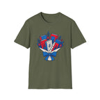 Patriotic Book Lover T-Shirt, Americana Reading Graphic Tee, Retro Library Shirt, Fourth of July Books Design, Cute Teacher Reader Apparel T-Shirt