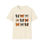 Halloween Bow T-Shirt — Cute Spooky Bows with Skulls, Pumpkins & Cats