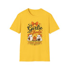 Girlie Ghouls Halloween T‑Shirt — Cute Orange Bow Spooky Graphic Tee