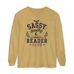 Sassy Spooky Reader Club Halloween Book Lover Long SleeveT-Shirt