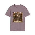 Halloween Curio Cabinet T-Shirt — Vintage Spooky Season Shelf Display