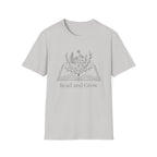 T-Shirt — Read and Grow Floral Book Illustration