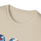 Patriotic Popsicle T-Shirt | Fourth Of July Watercolor Ice Pop Graphic Tee, Coquette Bow Summer Holiday Top