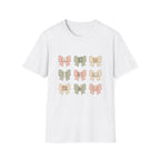 Bow Pattern T‑Shirt — Cute Pastel Bows Graphic Tee