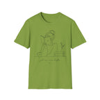 Minimal Line Art Reading Tee — "Just One More Chapter" T-Shirt