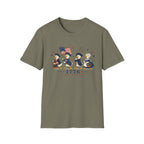 Revolutionary Duck Parade Shirt, Patriotic Duck 1776 T-Shirt, Funny 4th of July Duck Tee, Colonial Duck Marching Band, Freedom Liberty Honor USA Gift