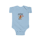 Hot Doggin Since 1985 Baby Onesie, Retro Hot Dog Infant Bodysuit, Funny Cartoon Graphic Outfit, Cute Novelty Baby Wear Infant Fine Jersey Bodysuit