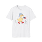 Patriotic Duck T-Shirt, Cute 4th of July Duck Tee, Funny American Flag Duck Shirt, Fourth of July Women Girls Shirt, Cottagecore Patriotic Tee, USA Duck Gift