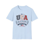 Land of the Free Home of the Brave 250 Years Shirt, 4th of July, Bold, Distressed USA Varsity 1776 2026 Tee, Classic Patriotic Banner America Anniversary T-Shirt, Gift