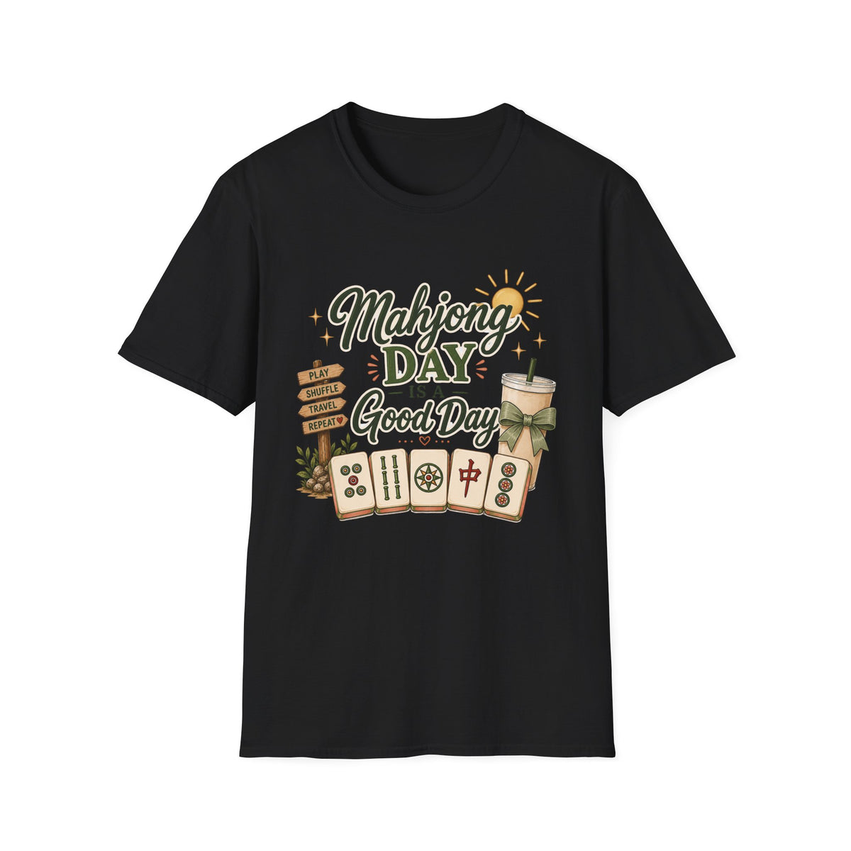 Mahjong Day Is a Good Day T-Shirt