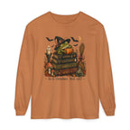 Witch Frog Potions & Ghost Stories Cute Spooky Halloween Long Sleeve T-Shirt