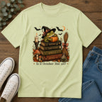 Witch Frog Halloween T‑Shirt — 'Potions & Ghost Stories' Cute Spooky Tee
