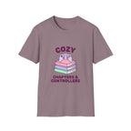 Cozy Chapters & Controllers T-Shirt — Gamer & Booklover Graphic Tee