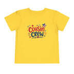 Cousin Crew Patriotic T-Shirt, Fourth of July Matching Family Tee, Retro Americana Graphic Shirt, Summer BBQ Outfit, Fireworks Celebration Apparel Toddler Short Sleeve Tee