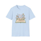 Just One More Chapter T-Shirt — Floral Book Lover Tee