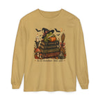 Witch Frog Potions & Ghost Stories Cute Spooky Halloween Long Sleeve T-Shirt