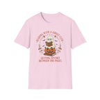 Reading With a Ghost Club T-Shirt — Cute Spooky Book Lover Tee