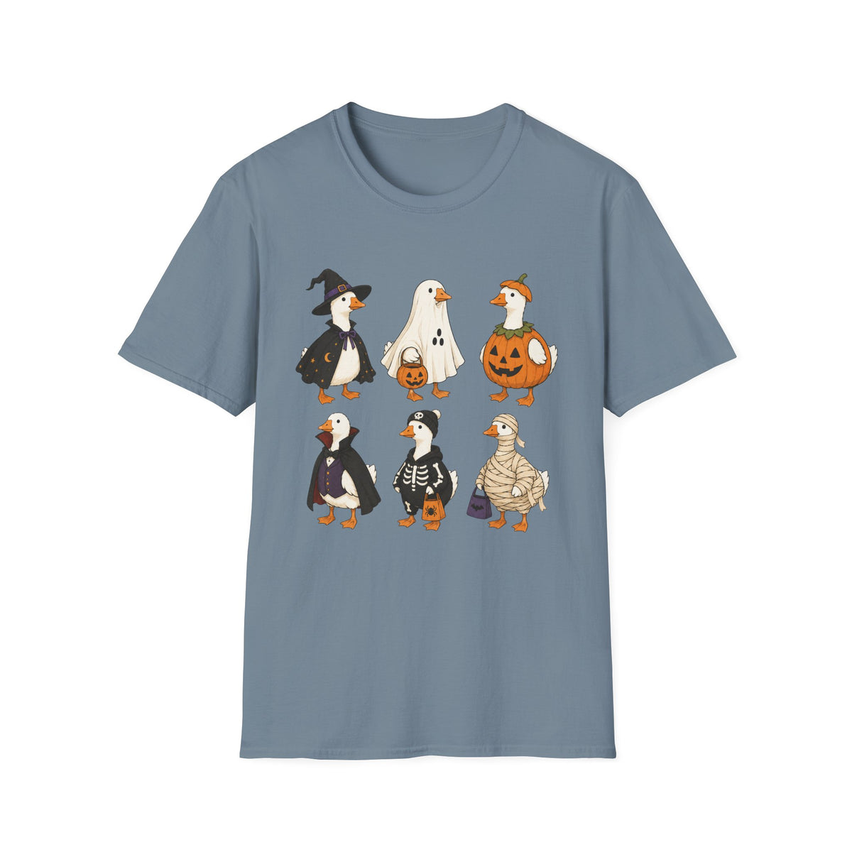 Halloween Duck Costume T-Shirt — Cute Ducks in Witch, Ghost & Pumpkin Outfits