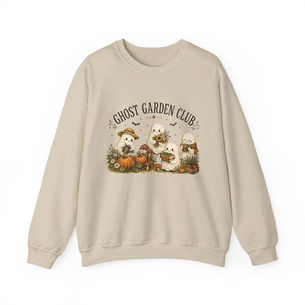 Ghost Garden Club Autumn Fall Crewneck Sweatshirt