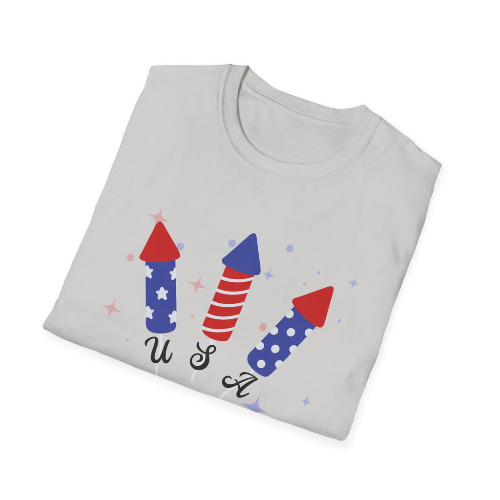 USA Semiquincentennial Firework Tee USA 250 Years Graphic Shirt