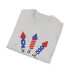 USA Semiquincentennial Firework Tee USA 250 Years Graphic Shirt