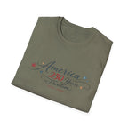 America 250 Years of Freedom Calligraphy Shirt, Elegant Script Patriotic Tee 1776 2026, Sophisticated Anniversary 4th of July T-Shirt, Patriotic