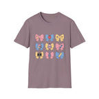Back-to-School Bows T-Shirt — Cute School Icons Graphic Tee