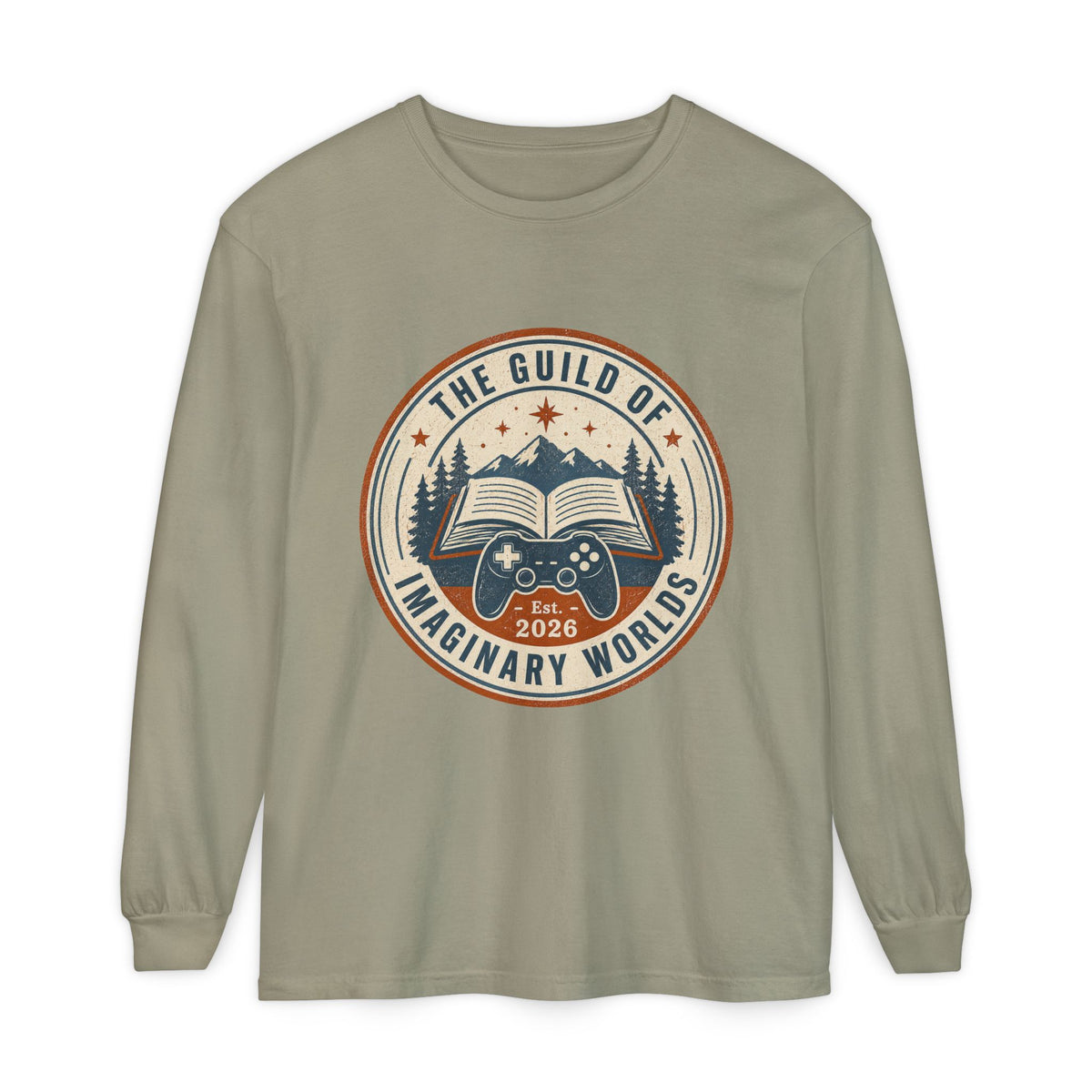 Guild of Imaginary Worlds Vintage Book & Adventure Long Sleeve T-shirt