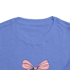 Made in the USA Cherry Tee, Patriotic Red White Blue Shirt, Cute Bow Fruit Graphic Top, Fourth of July Summer Outfit Toddler Short Sleeve Tee