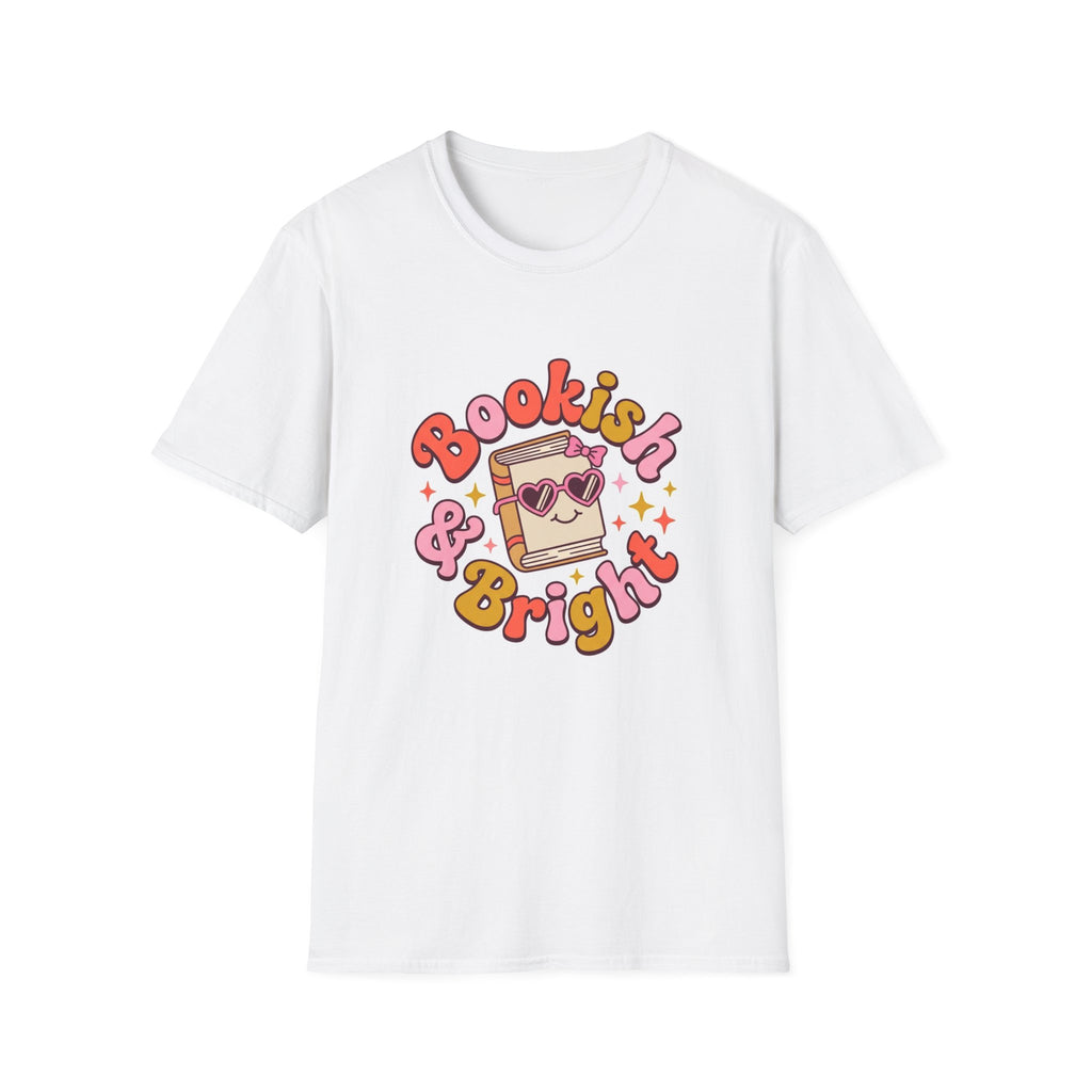Bookish & Bright T-Shirt — Cute Retro Reading Graphic Tee