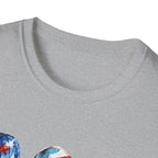 Patriotic Popsicle T-Shirt | Fourth Of July Watercolor Ice Pop Graphic Tee, Coquette Bow Summer Holiday Top