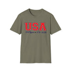 USA 250 Years Shirt 1776 2026, America 250th Anniversary T-Shirt, Varsity Style Patriotic Tee, Fourth of July Gift, Classic USA Bold Letter Shirt