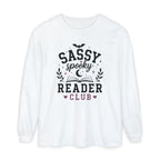 Sassy Spooky Reader Club Halloween Book Lover Long SleeveT-Shirt