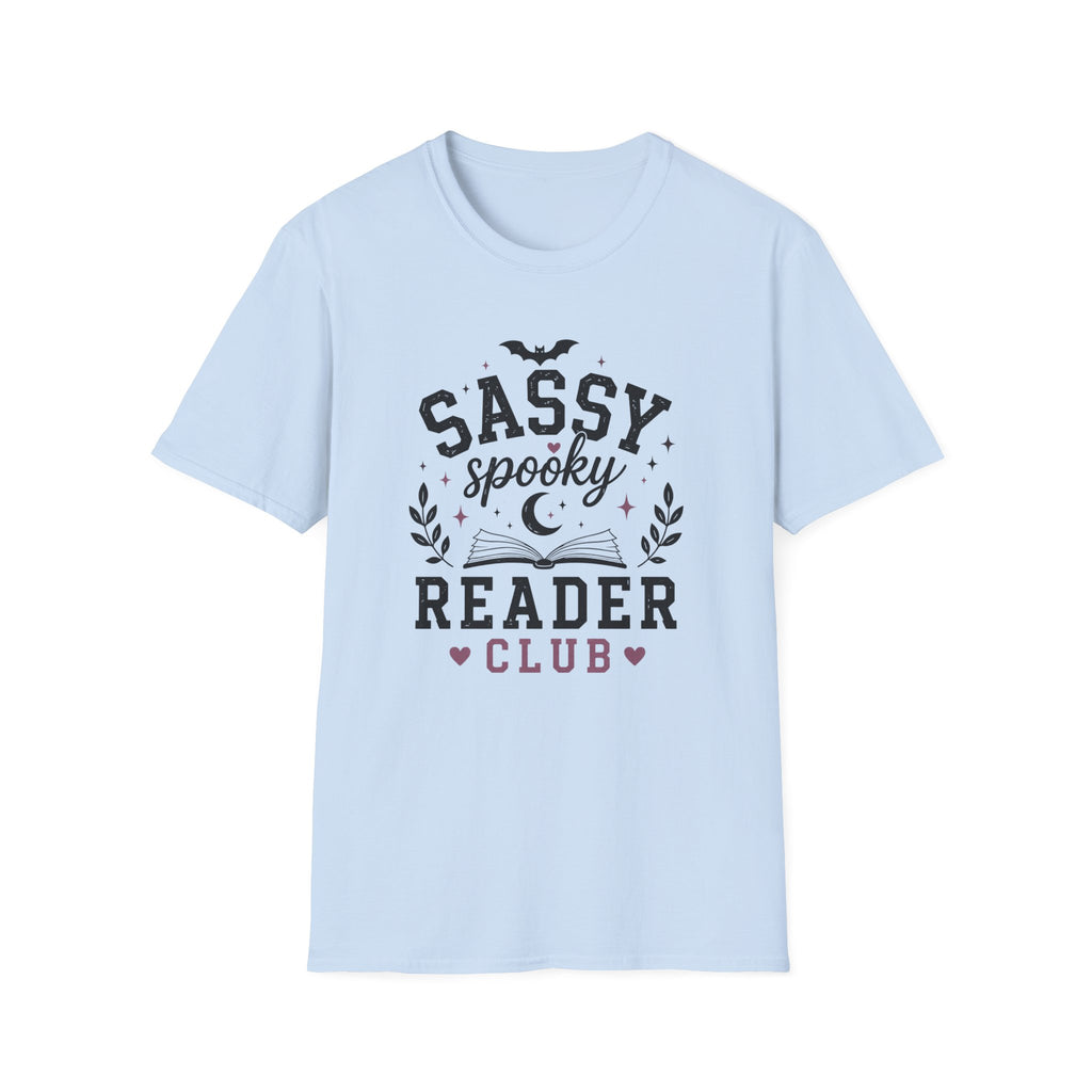 Sassy Spooky Reader Club T-Shirt — Halloween Book Lover Tee