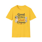 Mahjong T-Shirt — "Good Tiles, Great Company" Casual Tee