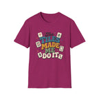 Mahjong "The Tiles Made Me Do It" Retro Graphic T-Shirt