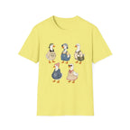 Cute Whimsical Vintage Goose Family T-Shirt