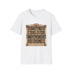 Halloween Curio Cabinet T-Shirt — Vintage Spooky Season Shelf Display