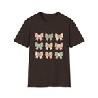 Reading Bows T‑Shirt — Pastel Book Lover Graphic Tee