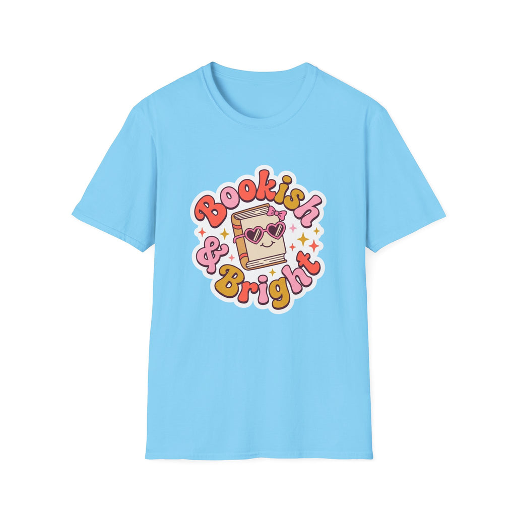 Bookish & Bright T-Shirt — Cute Retro Reading Graphic Tee