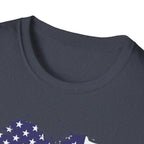 We the People T-Shirt, Distressed Splatter American Flag Tee, Patriotic Constitution Shirt, 4th of July USA Gift, Grunge Flag Shirt